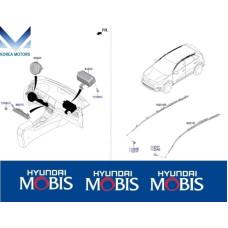 AIR BAG MODULE PASSENGER FOR KIA NIRO EV 2022-24